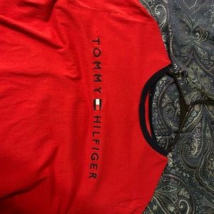 Tommy Hilfiger Red logo shirt